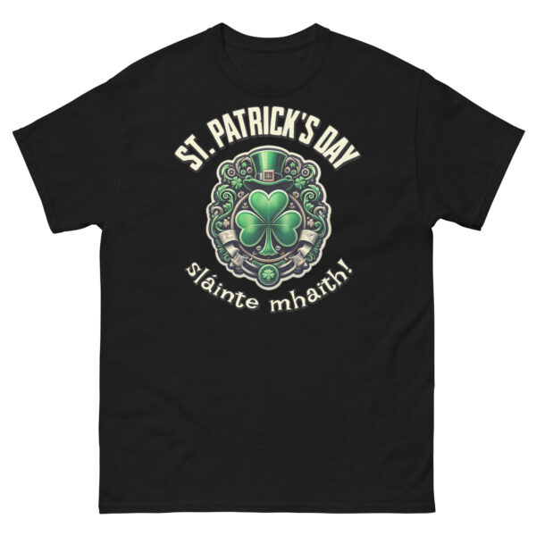 St Patrick's Day shamrock crest t-shirt - Image 2